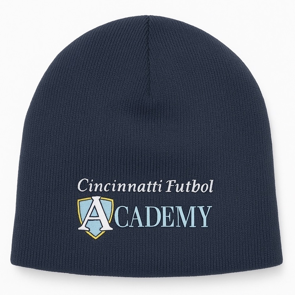 Cincinnati Futbol Academy Ribbed Beanie